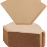200 Count Coffee Filter #2, 2 Coffee Filters Cone Unbleached Disposable Coffee Filters 2 Cone Paper Fits for Drip and Compatible with Pour Over Coffee Maker(2-6 Cup)