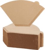 SyncFilter 200-Count #2 Cone Coffee Filters - Premium Unbleached Disposable Paper Filters. Compatible with V60, Chemex (3-Cup), & Most 2-6 Cup Drip or Pour-Over Brewers.