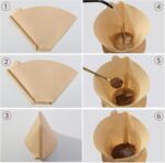 SyncFilter 200-Count #2 Cone Coffee Filters - Premium Unbleached Disposable Paper Filters. Compatible with V60, Chemex (3-Cup), & Most 2-6 Cup Drip or Pour-Over Brewers. - Image 4