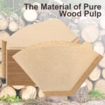 SyncFilter 200-Count #2 Cone Coffee Filters - Premium Unbleached Disposable Paper Filters. Compatible with V60, Chemex (3-Cup), & Most 2-6 Cup Drip or Pour-Over Brewers. - Image 7