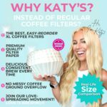 SyncFilter XL Commercial Coffee Filters (12.5"x4.5") for BUNN 1.5-3 Gallon Brewers. Tall Walls, No Grounds Overflow. - Image 6